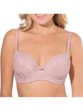 Smart & Sexy Perfect Push-Up Bra Blushing Pink Lace 36F